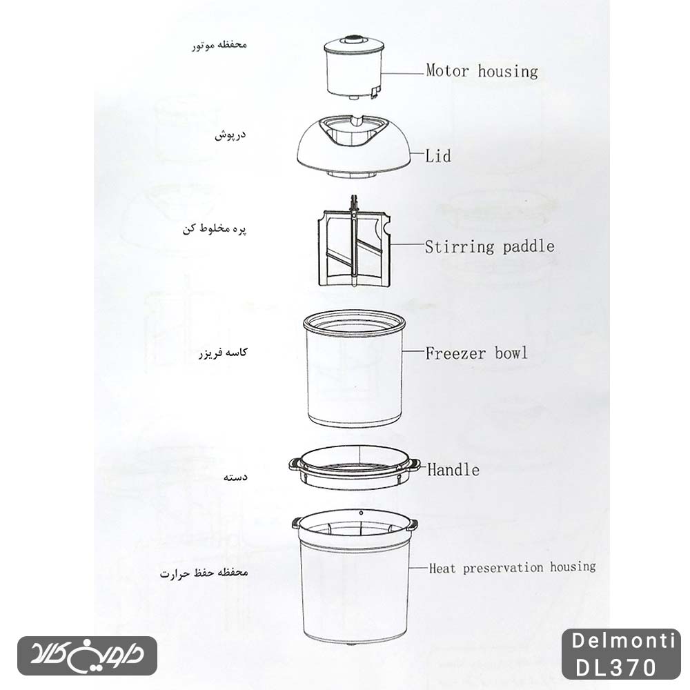 بستنی-ساز-دلمونتی-dl370-10 بستنی-ساز-دلمونتی-dl370