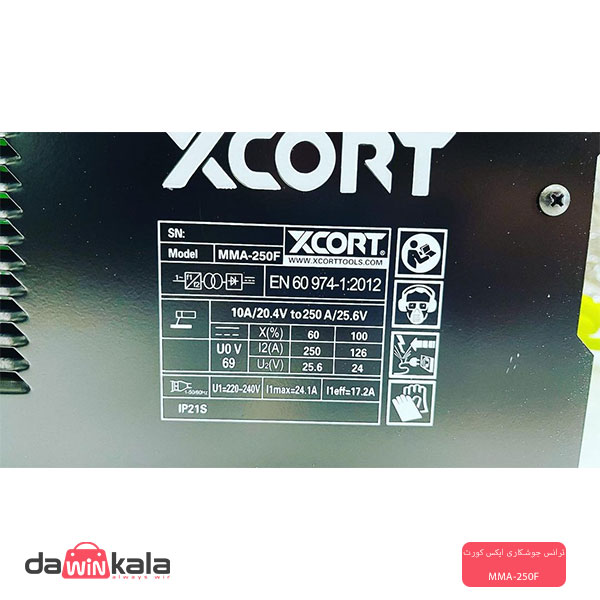 مشخصات- ترانس-جوشکاری-ایکس-کورت MMA-250F